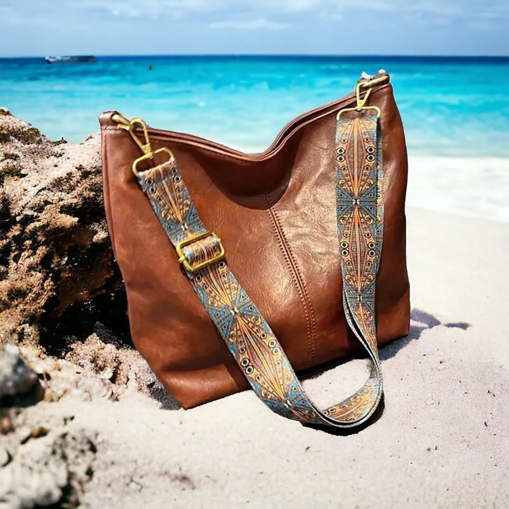 Sold.Bohemian Bucket Bag, - Picture 1 of 3